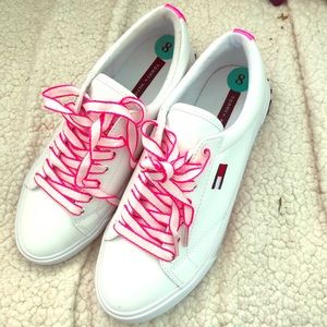 Tommy Hilfiger Neon Pink Sneakers